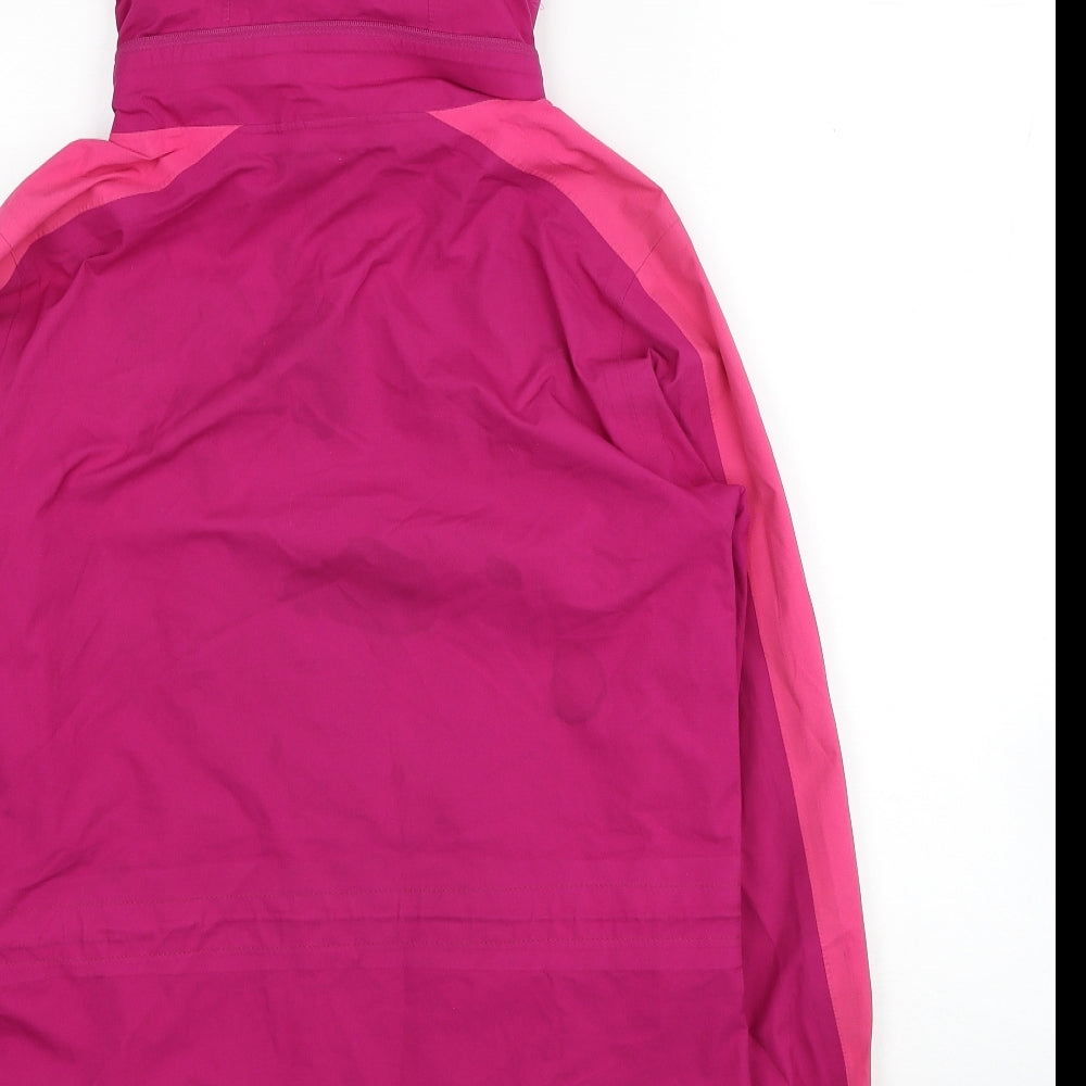 Nike Womens Pink Windbreaker Jacket Size S Zip