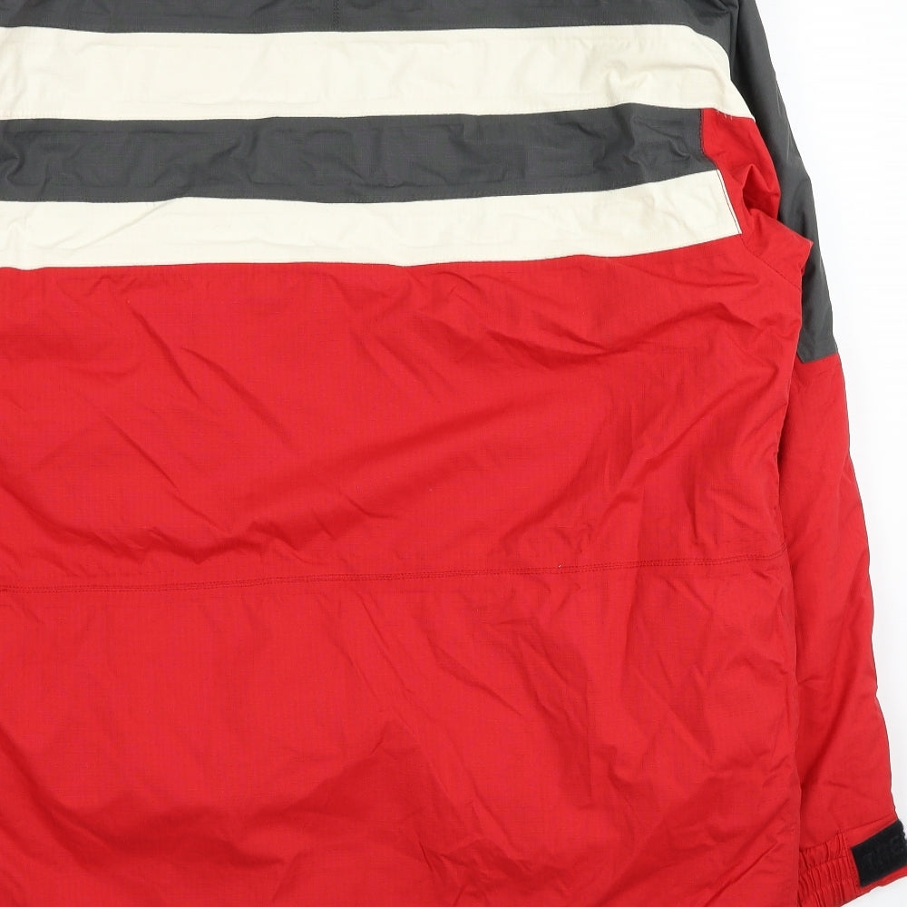 Trespass Mens Red Jacket Size M Zip - Colourblock