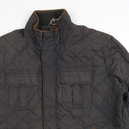 Fat Face Mens Brown Jacket Size XL Zip