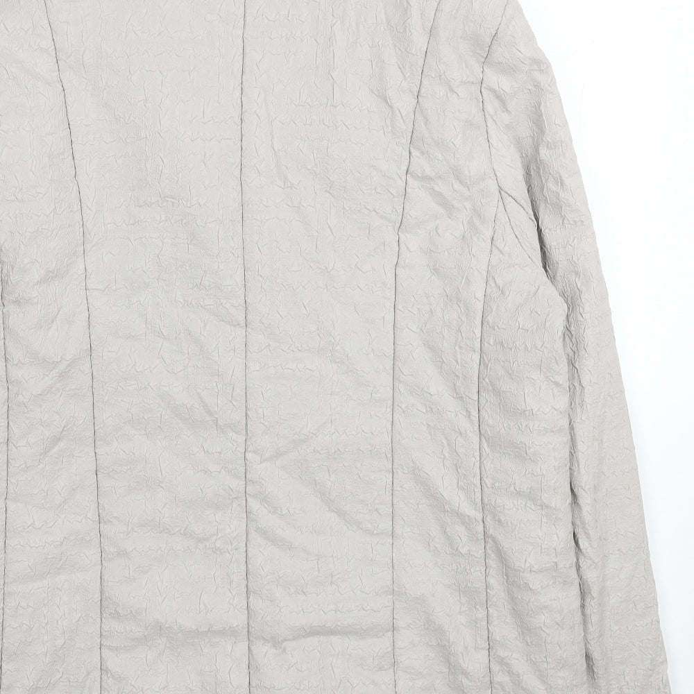 Klass Womens Ivory Jacket Size L Zip