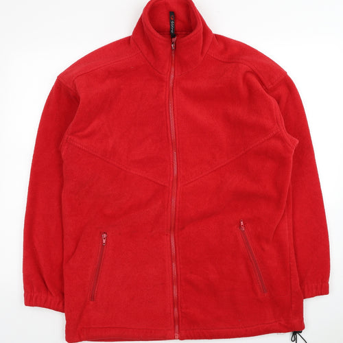 Jack Murphy Womens Red Jacket Size L Zip