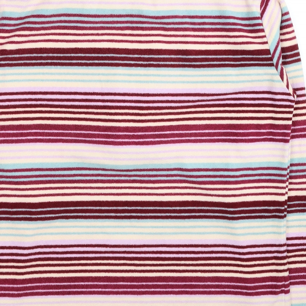 Craghoppers Womens Multicoloured Striped Polyester Pullover Sweatshirt Size 16 Pullover