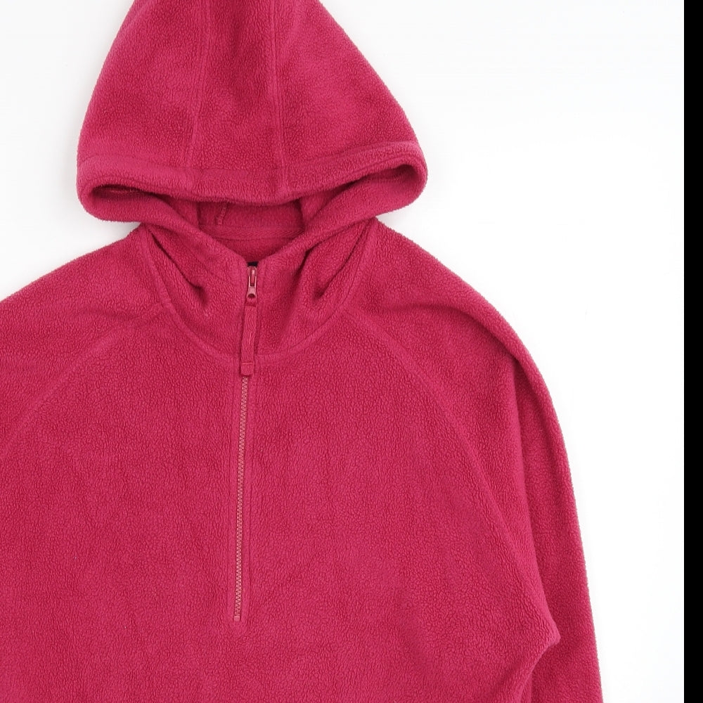 Peter Storm Womens Pink Polyester Pullover Hoodie Size 14 Pullover
