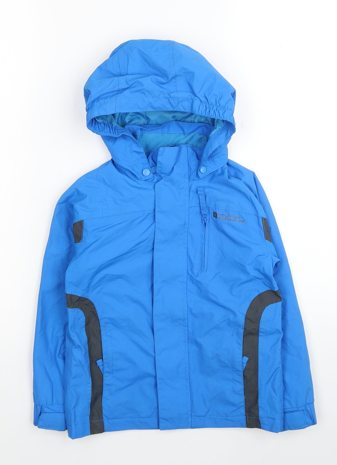 Mountain Warehouse Boys Blue Windbreaker Jacket Size 5-6 Years Zip