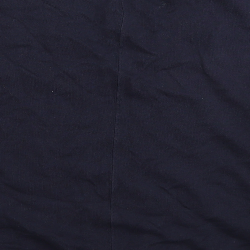 Hush Womens Blue Cotton Pullover Sweatshirt Size S Pullover