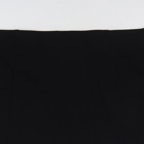 Marks and Spencer Womens Black Viscose A-Line Skirt Size 16
