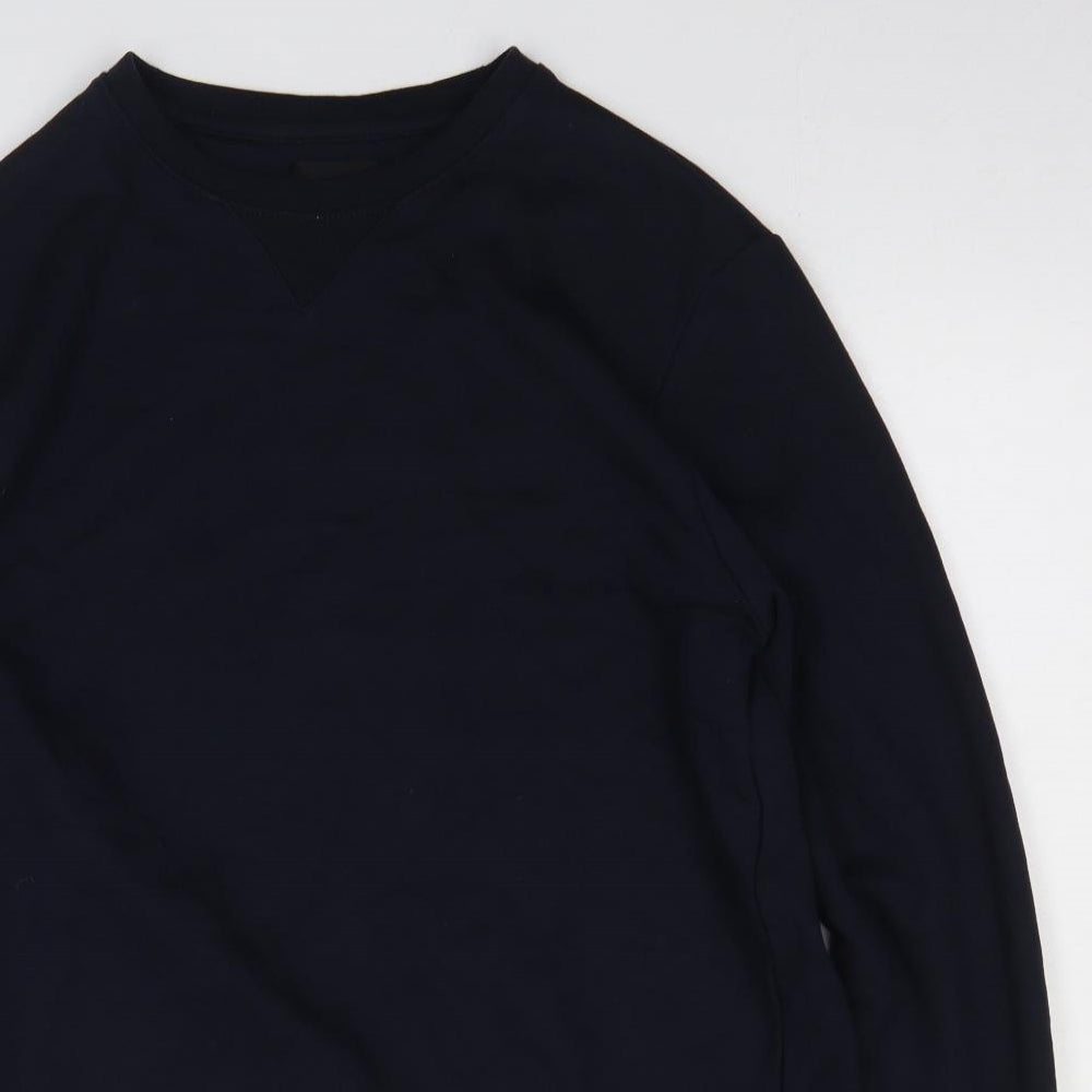 Burton Mens Blue Cotton Pullover Sweatshirt Size M