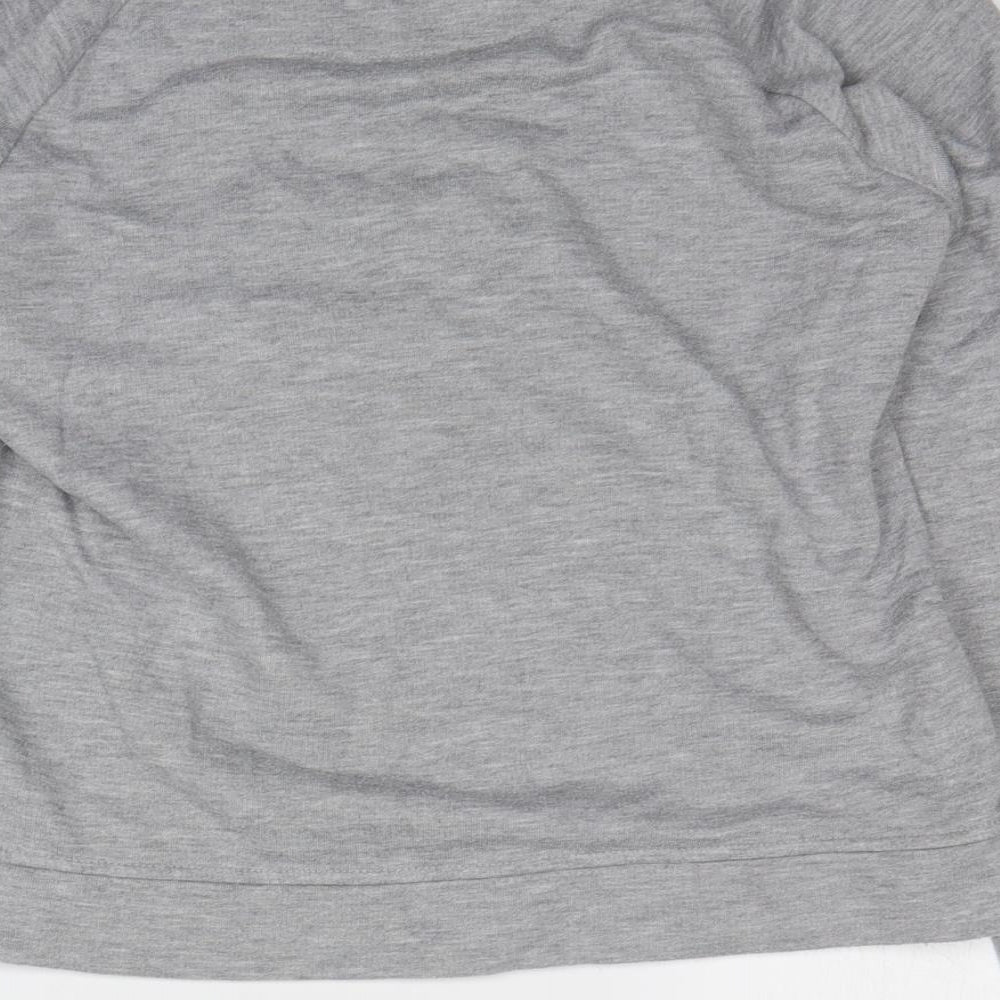 TU Womens Grey Polyester Pullover Sweatshirt Size 12 Pullover - Dog