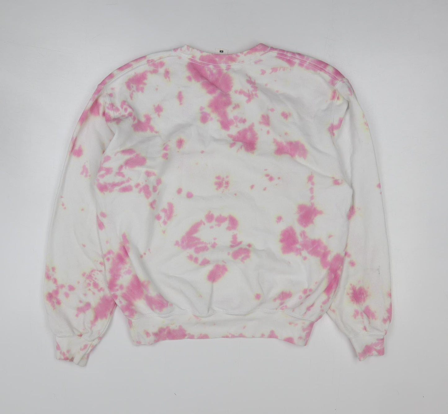 Fruit of the Loom Womens White Cotton Pullover Sweatshirt Size M Pullover - Tie-Dye