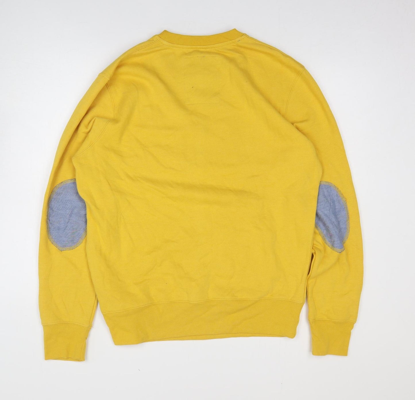Tokyo Tigers Mens Yellow Cotton Pullover Sweatshirt Size L