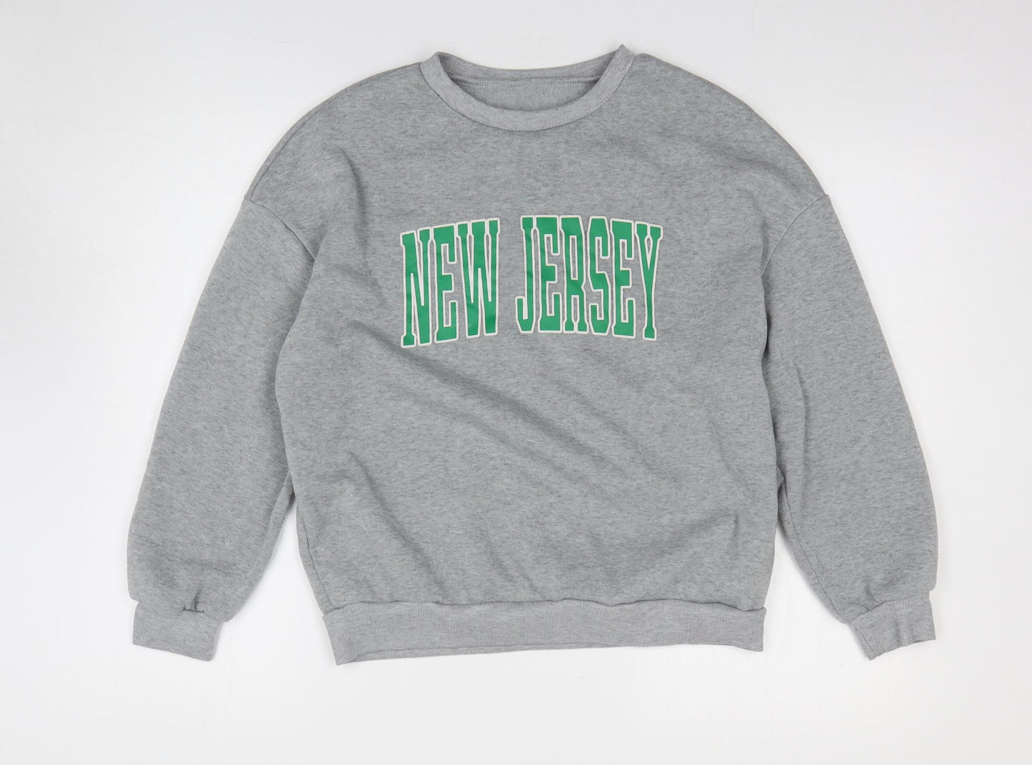 SheIn Womens Grey Polyester Pullover Sweatshirt Size S Pullover - New Jersey