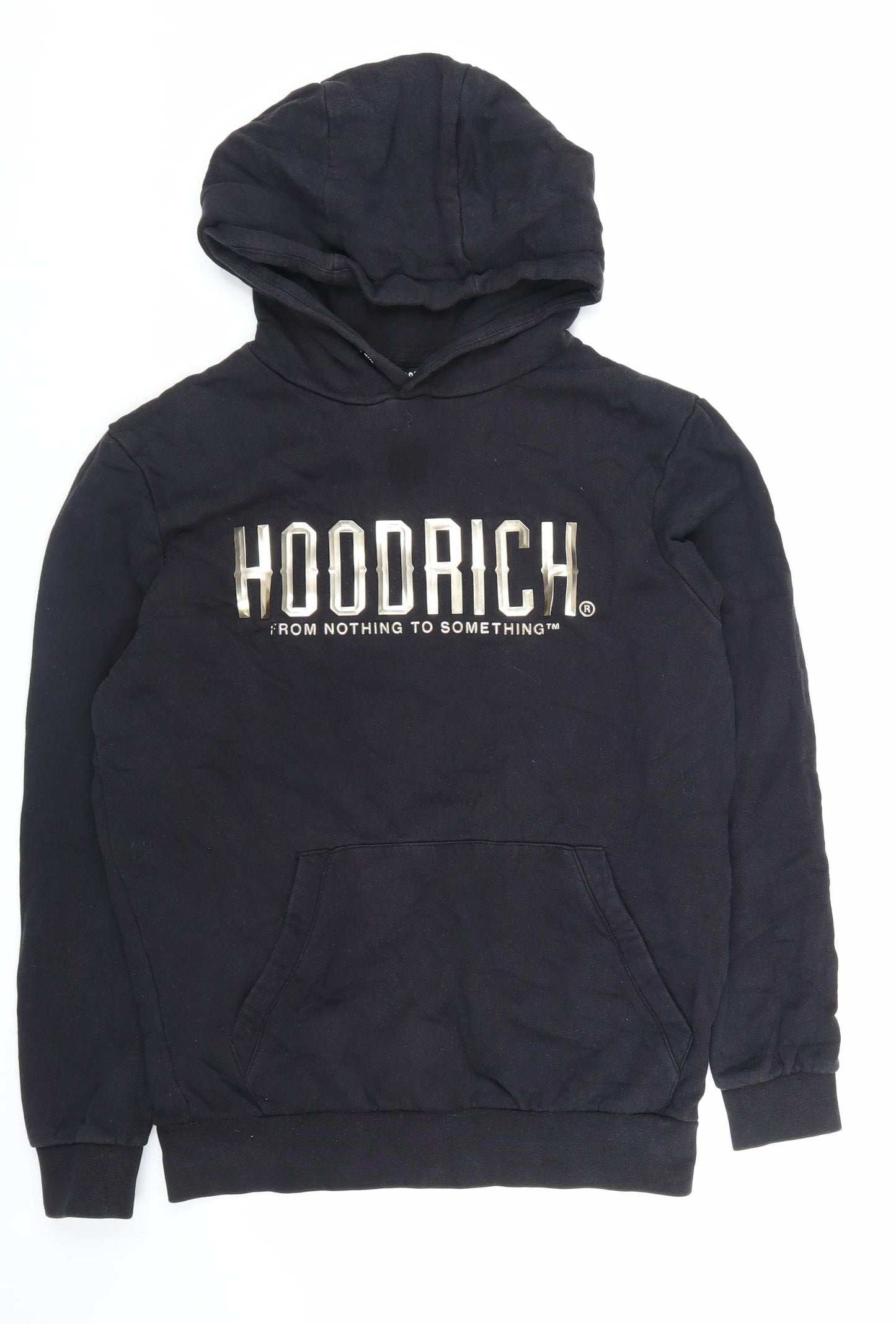 Hoodrich Mens Black Cotton Pullover Hoodie Size S - Hoodrich