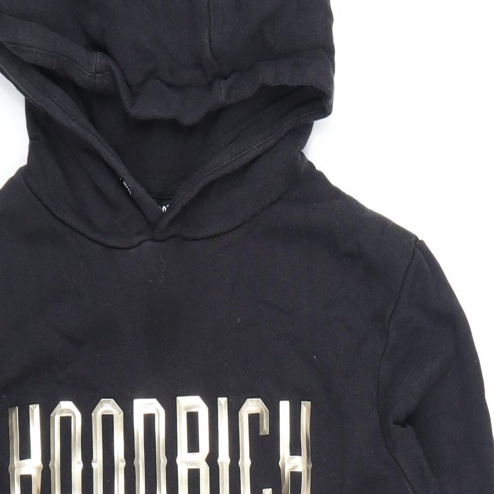 Hoodrich Mens Black Cotton Pullover Hoodie Size S - Hoodrich