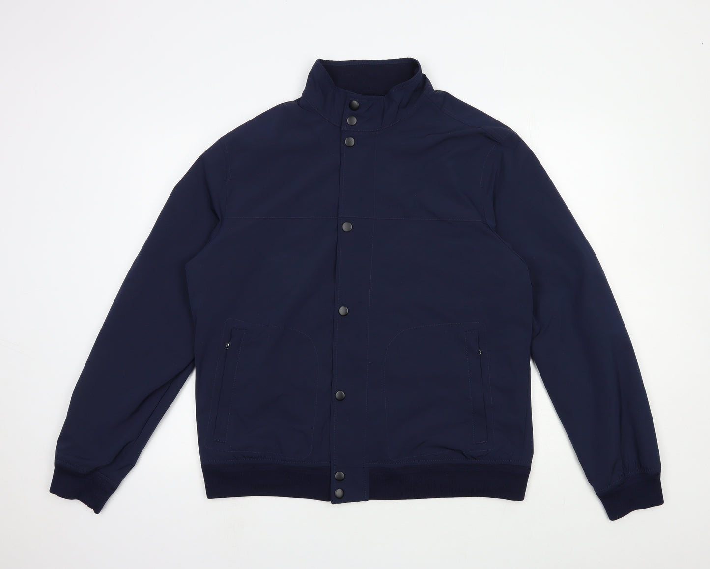 Marks and Spencer Mens Blue Jacket Size L Zip