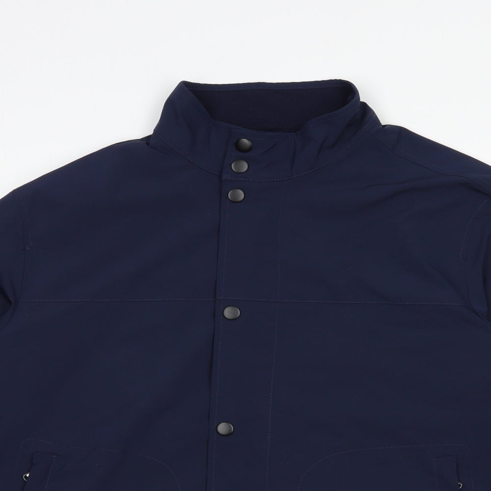 Marks and Spencer Mens Blue Jacket Size L Zip