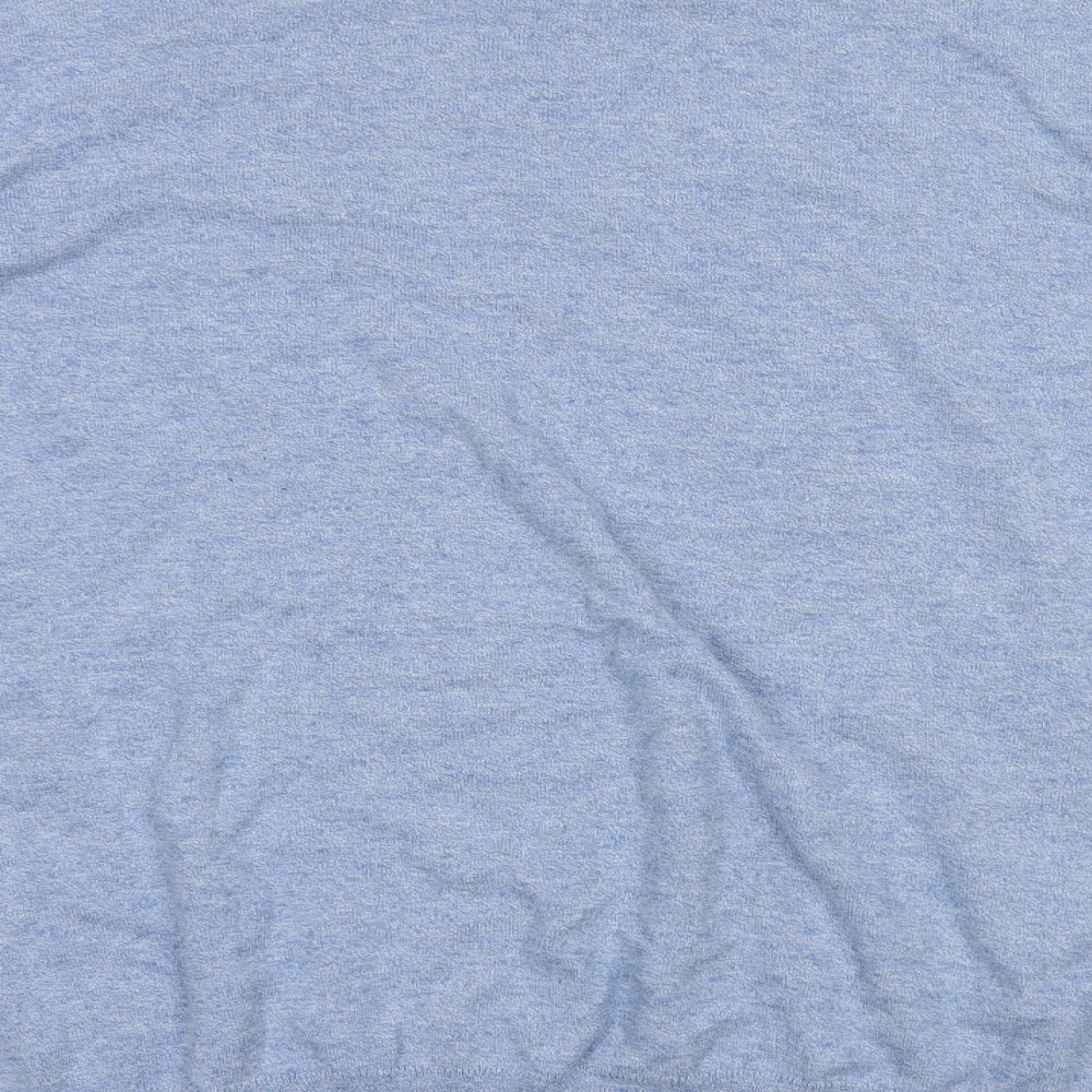 George Mens Blue Crew Neck Cotton Pullover Jumper Size 3XL