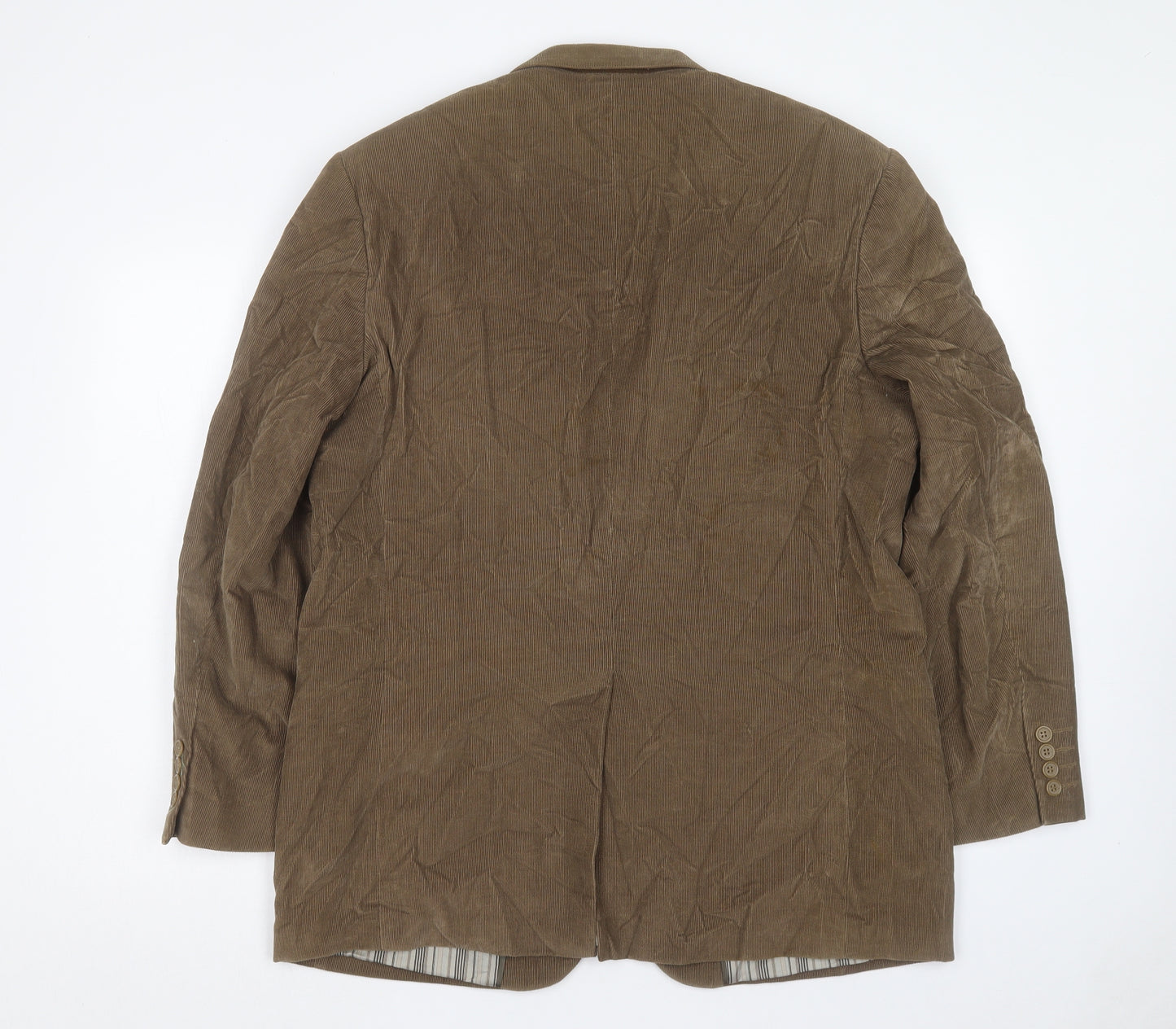 Marks and Spencer Mens Brown Cotton Jacket Blazer Size 42