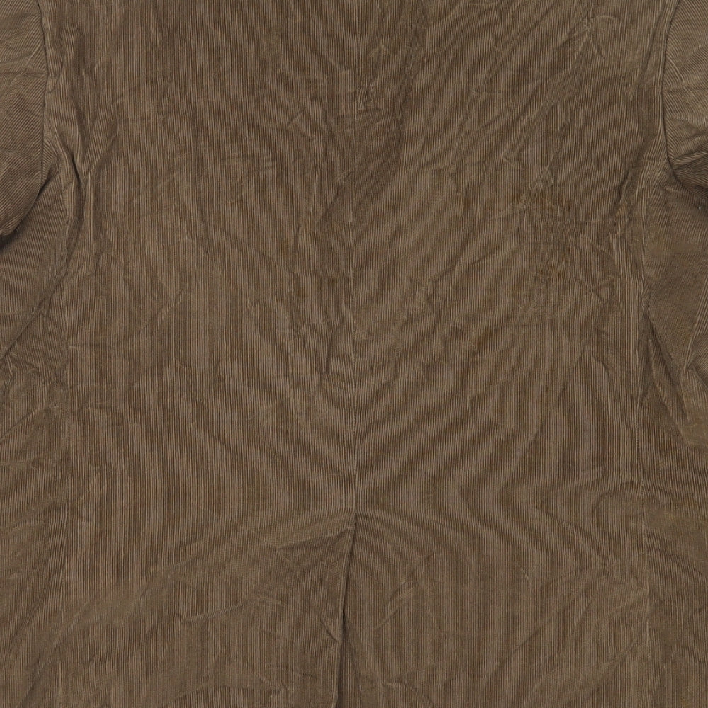 Marks and Spencer Mens Brown Cotton Jacket Blazer Size 42
