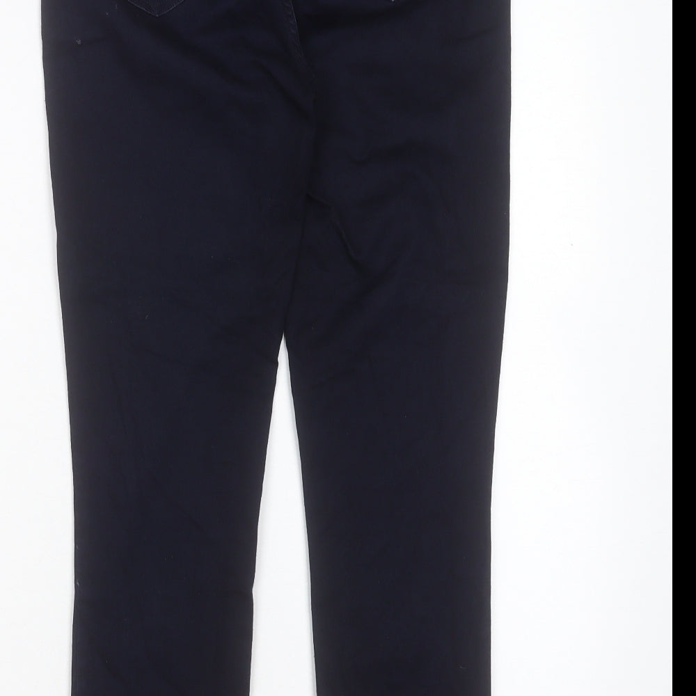 White Stuff Womens Blue Cotton Jegging Jeans Size 12 L25 in Regular