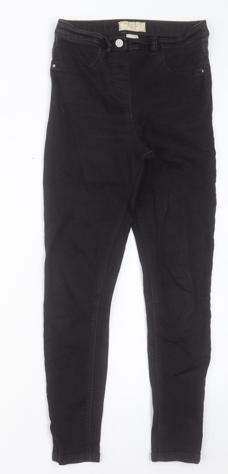 NEXT Boys Black Cotton Skinny Jeans Size 12 Years Regular Button