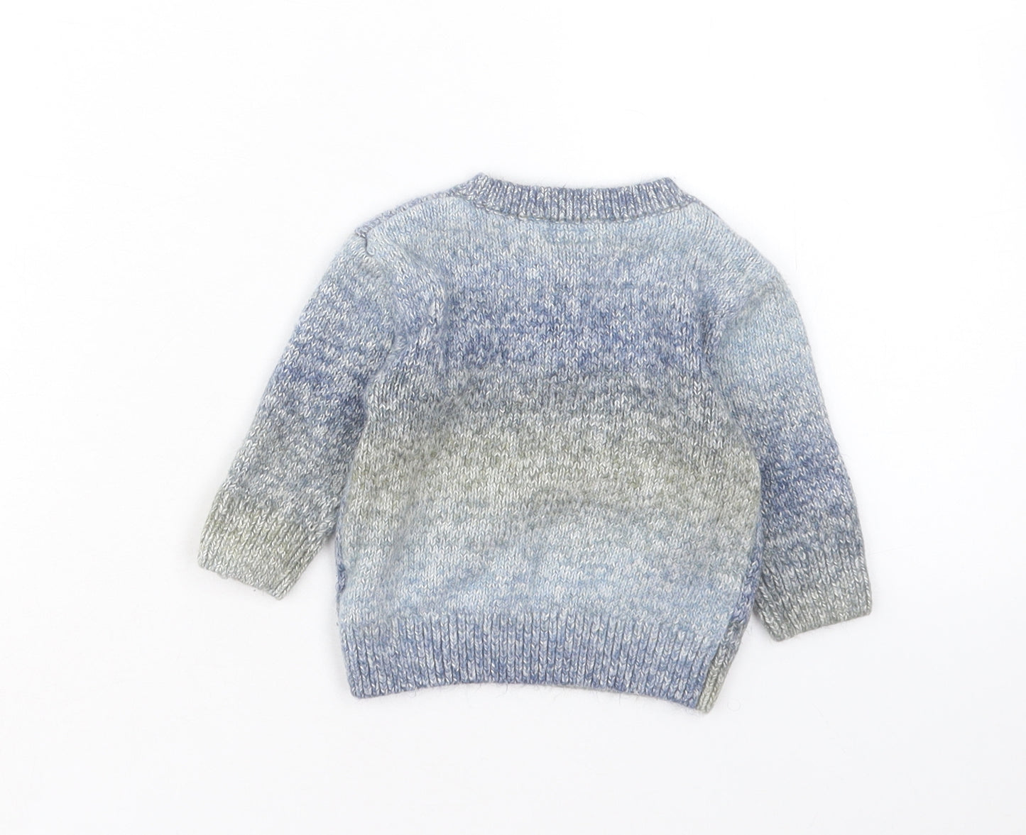 NEXT Baby Blue Acrylic Pullover Jumper Size 6-9 Months Pullover