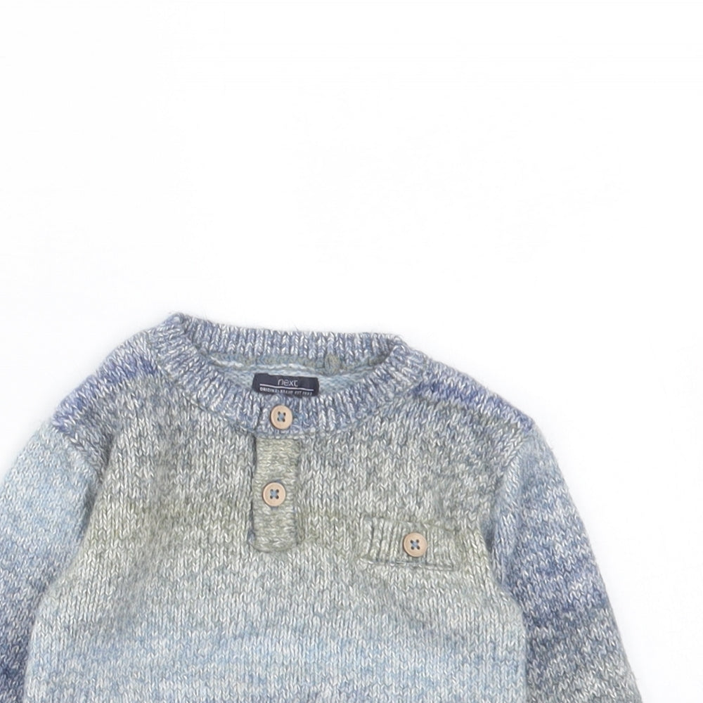 NEXT Baby Blue Acrylic Pullover Jumper Size 6-9 Months Pullover