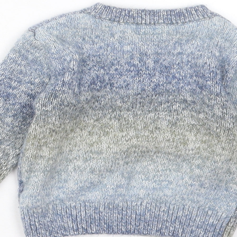 NEXT Baby Blue Acrylic Pullover Jumper Size 6-9 Months Pullover