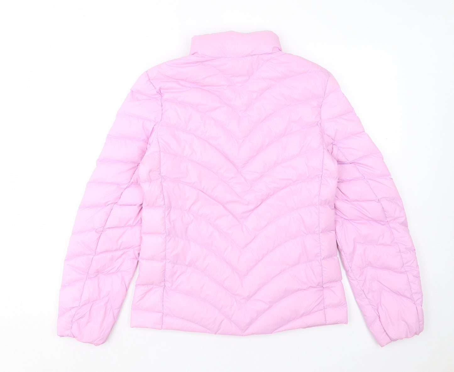 Marks and Spencer Womens Purple Puffer Jacket Jacket Size 8 Zip
