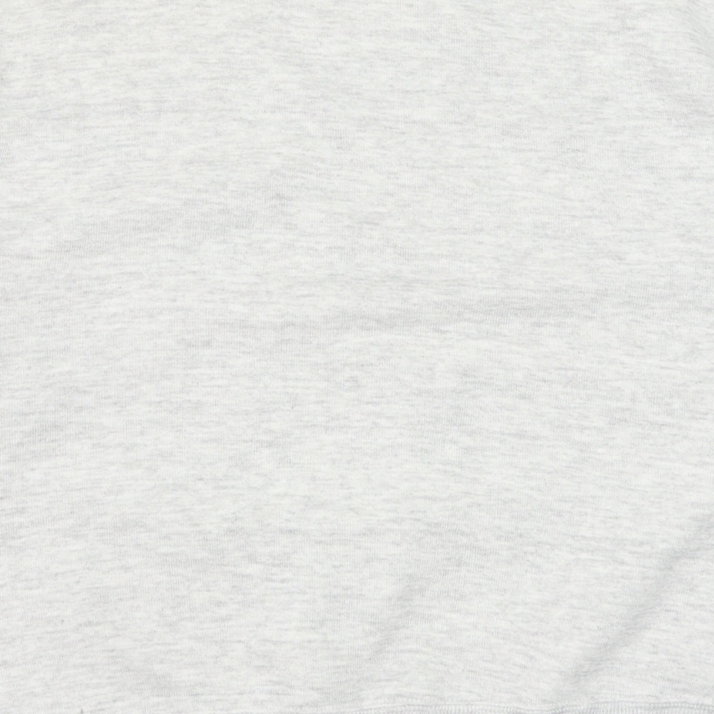 JERZEES Mens Grey Polyester Pullover Sweatshirt Size L
