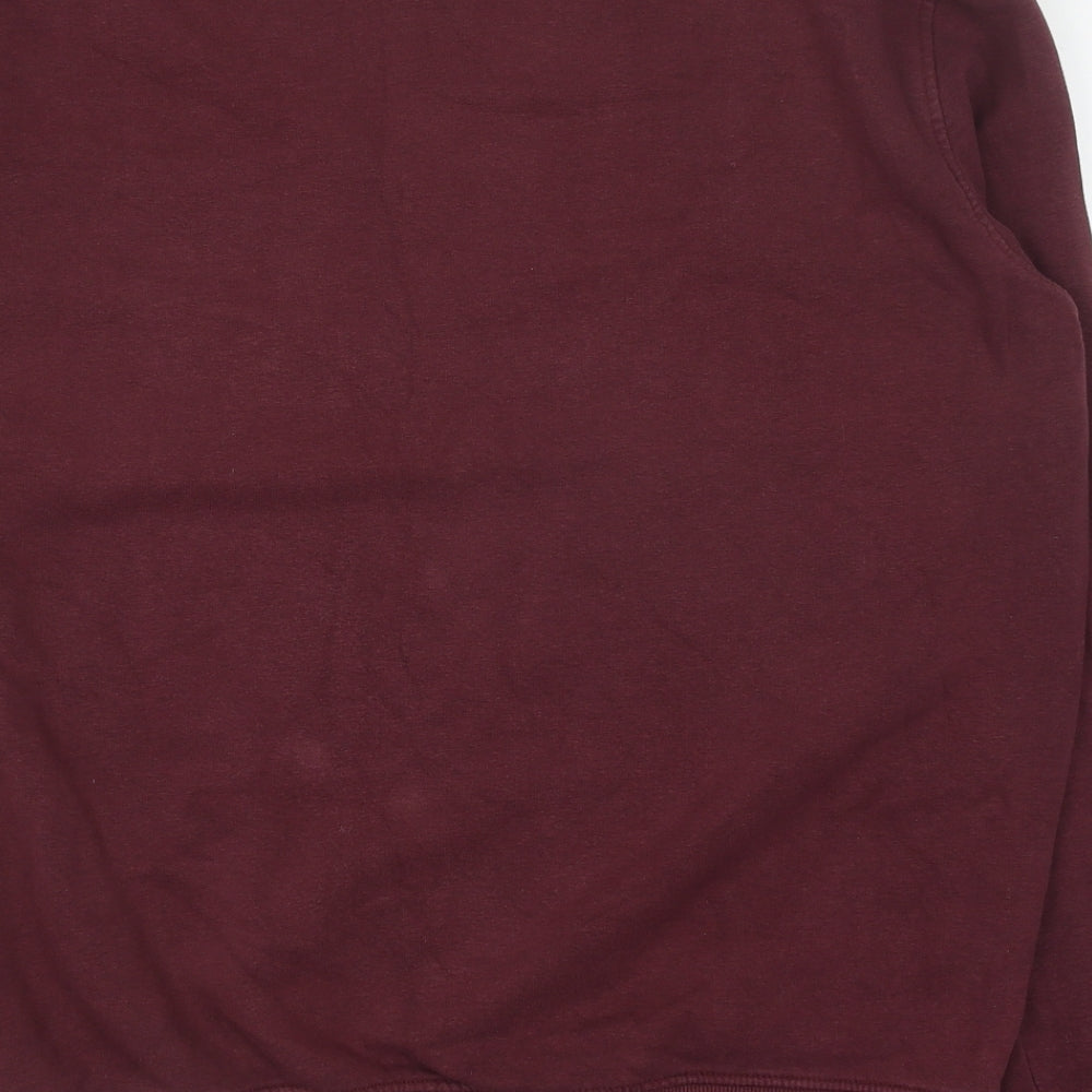 New Look Mens Red Cotton Pullover Sweatshirt Size XL - Colorado