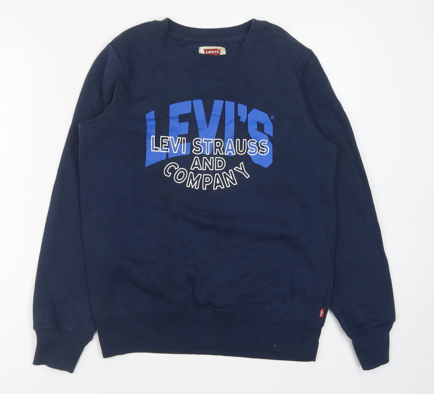 Signature by Levi Strauss & Co. Girls Blue Cotton Pullover Sweatshirt Size 16 Years Pullover