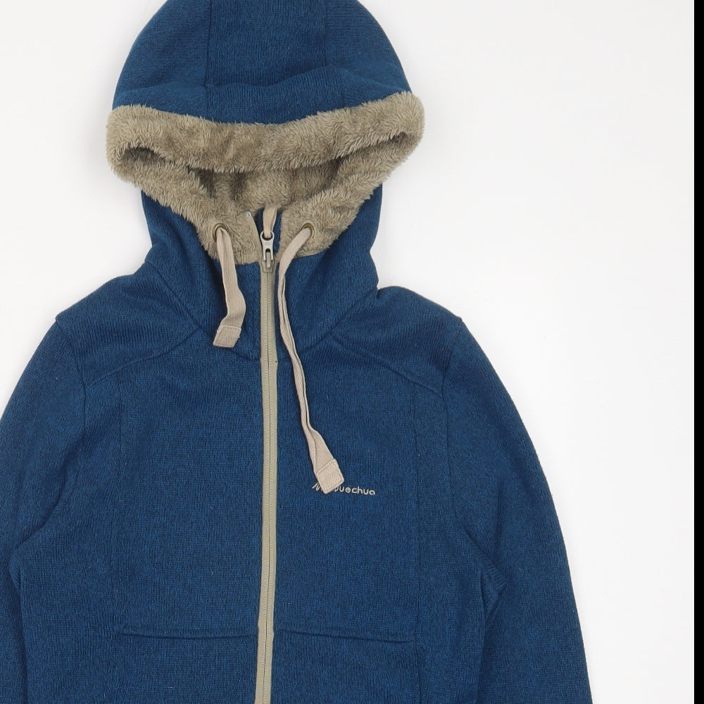 DECATHLON Womens Blue Jacket Size XS Zip