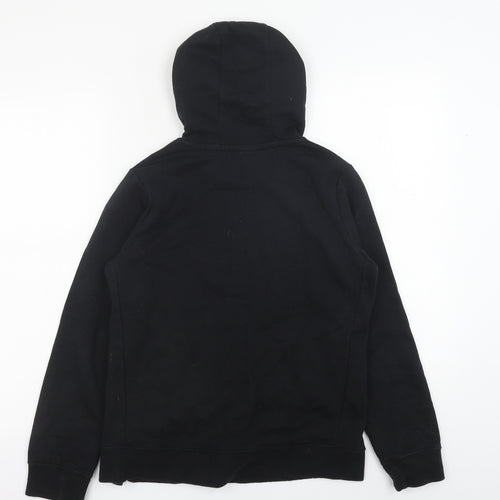 Nike Girls Black Cotton Pullover Hoodie Size XL Pullover