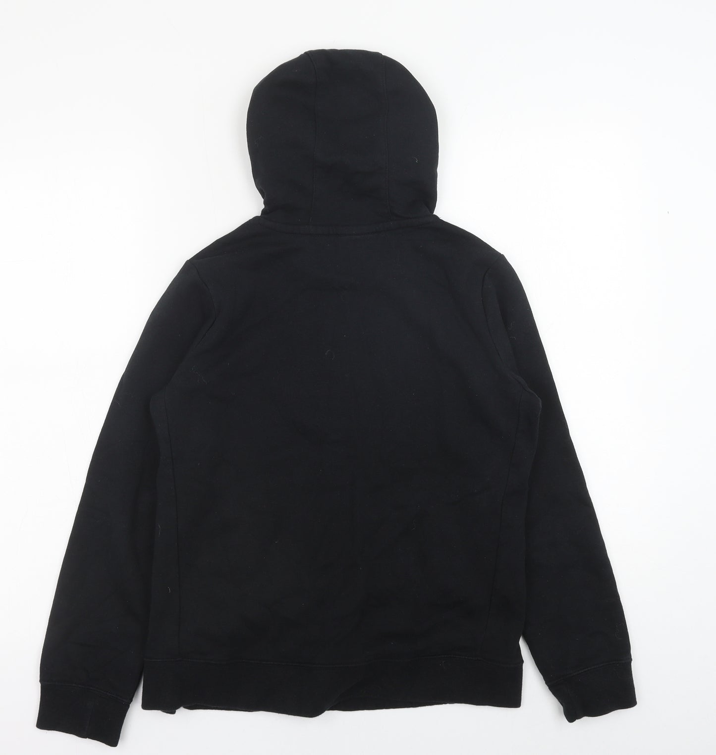 Nike Girls Black Cotton Pullover Hoodie Size XL Pullover
