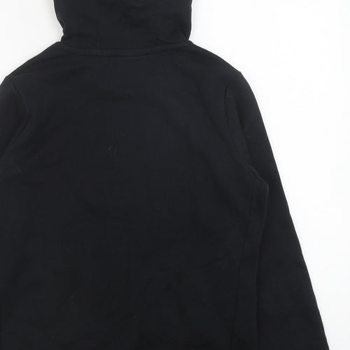 Nike Girls Black Cotton Pullover Hoodie Size XL Pullover