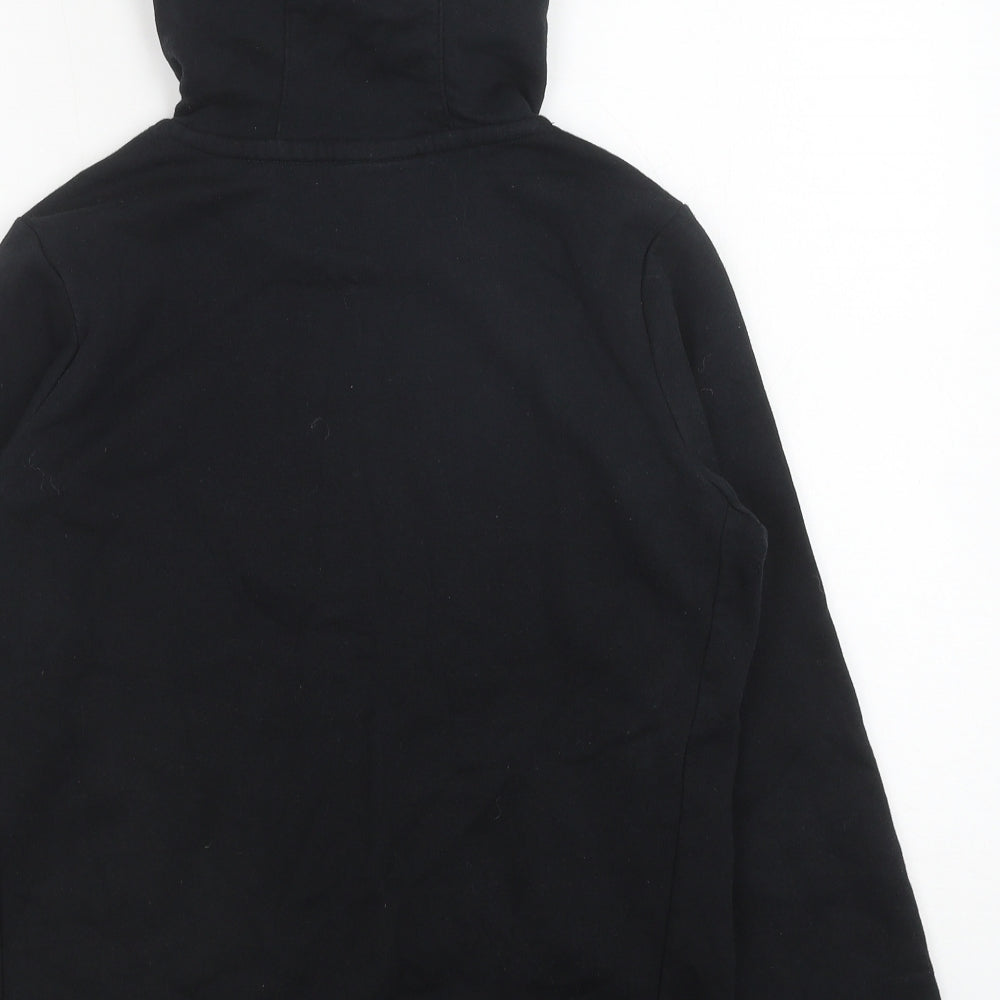 Nike Girls Black Cotton Pullover Hoodie Size XL Pullover