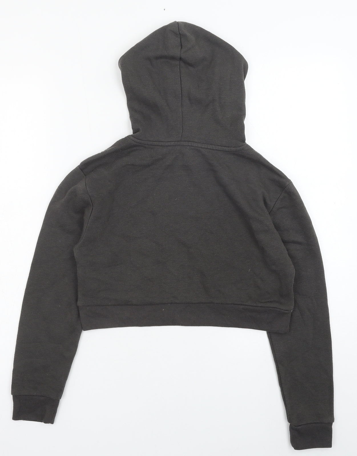 New Look Girls Grey Polyester Pullover Hoodie Size 10-11 Years Pullover