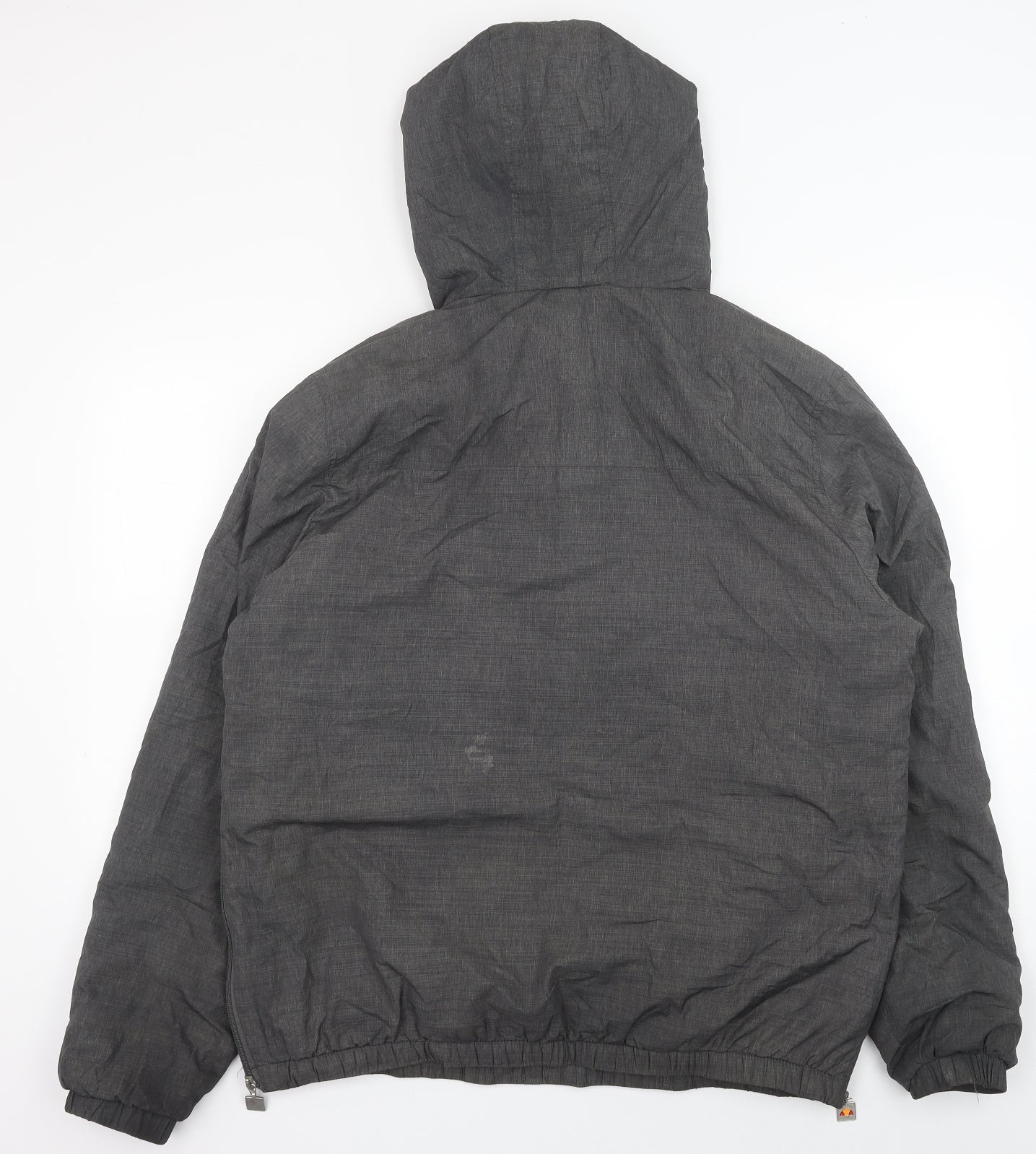 ellesse Mens Grey Anorak Coat Size XL Zip