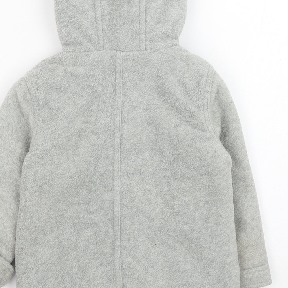 George Baby Grey Pea Coat Coat Size 12-18 Months Button