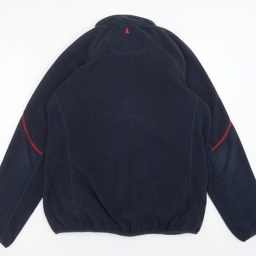 MUSTO Womens Blue Jacket Size 16 Zip
