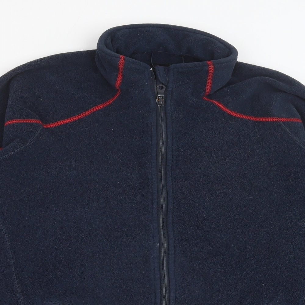 MUSTO Womens Blue Jacket Size 16 Zip