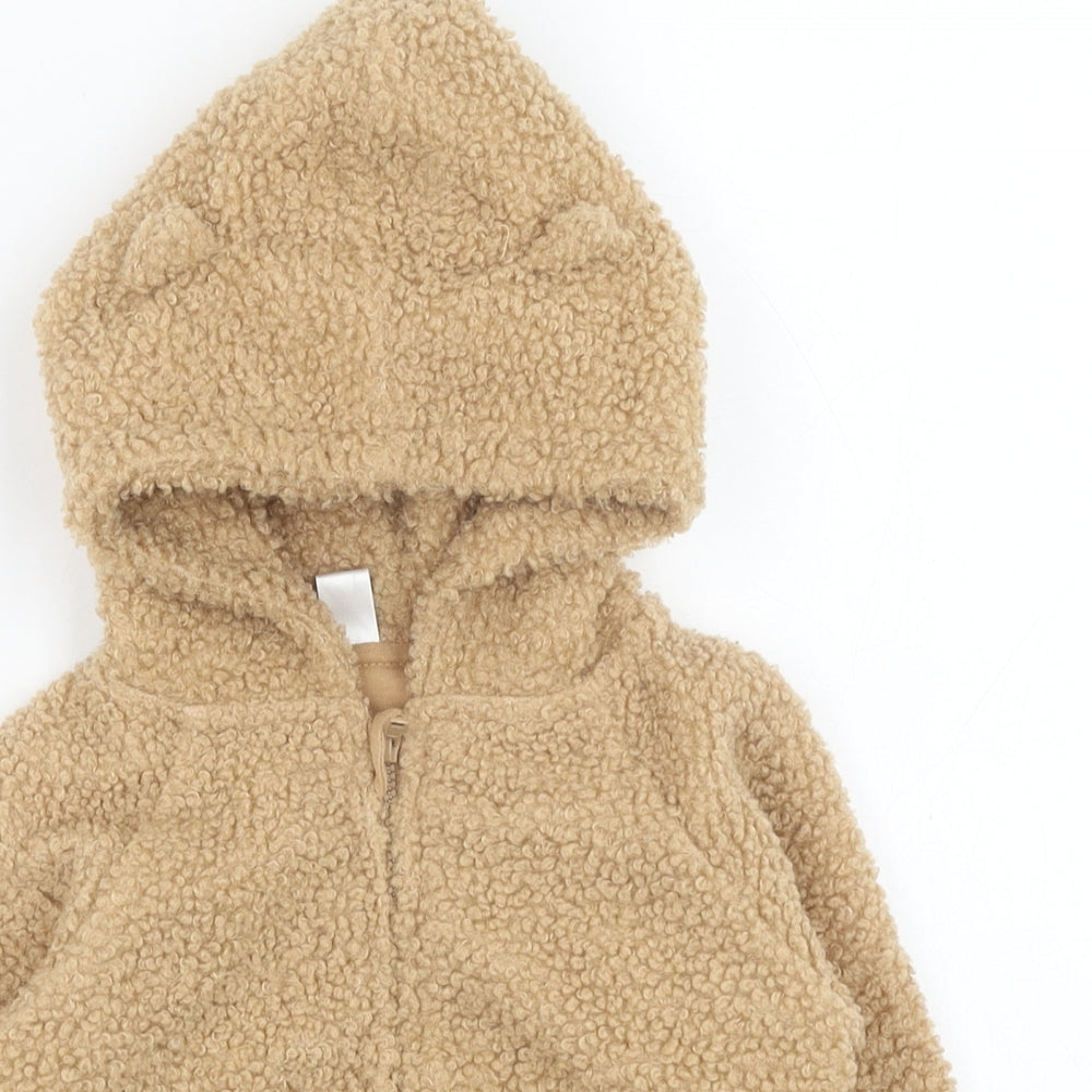 BABATEX Baby Brown Jacket Size 24 Months Zip