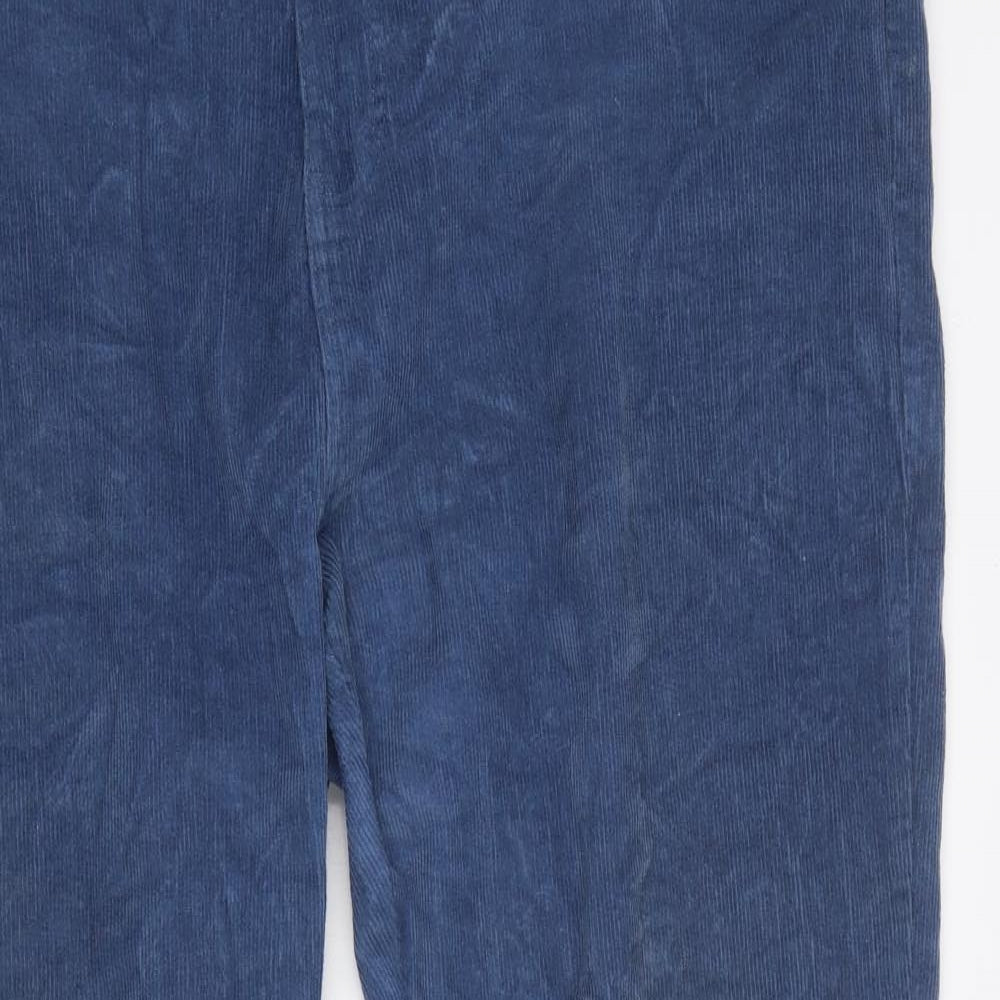 Cotton Traders Mens Black Cotton Straight Jeans Size 42 in L29 in Regular Button