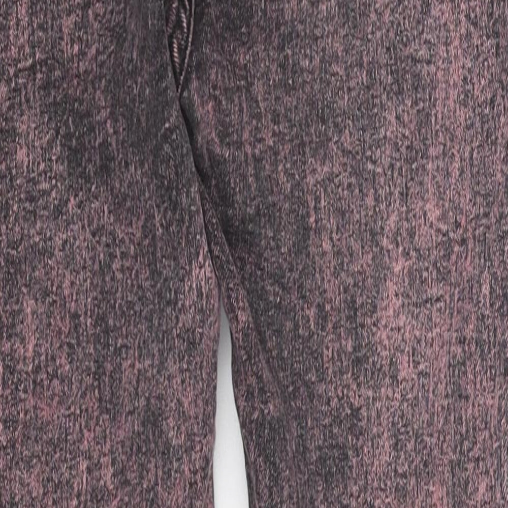 F&F Girls Pink 100% Cotton Straight Jeans Size 8-9 Years Regular Zip