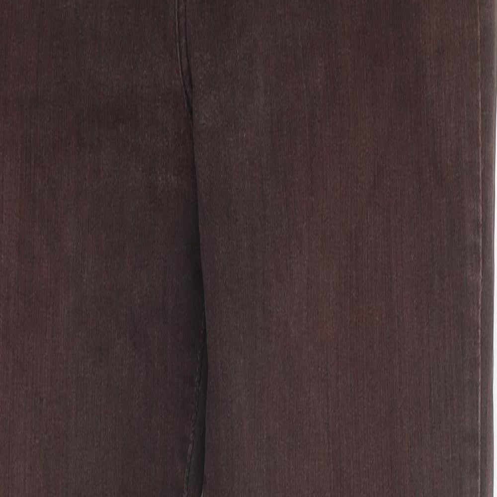 Levi's Mens Brown Cotton Straight Jeans Size 30 in Regular Zip