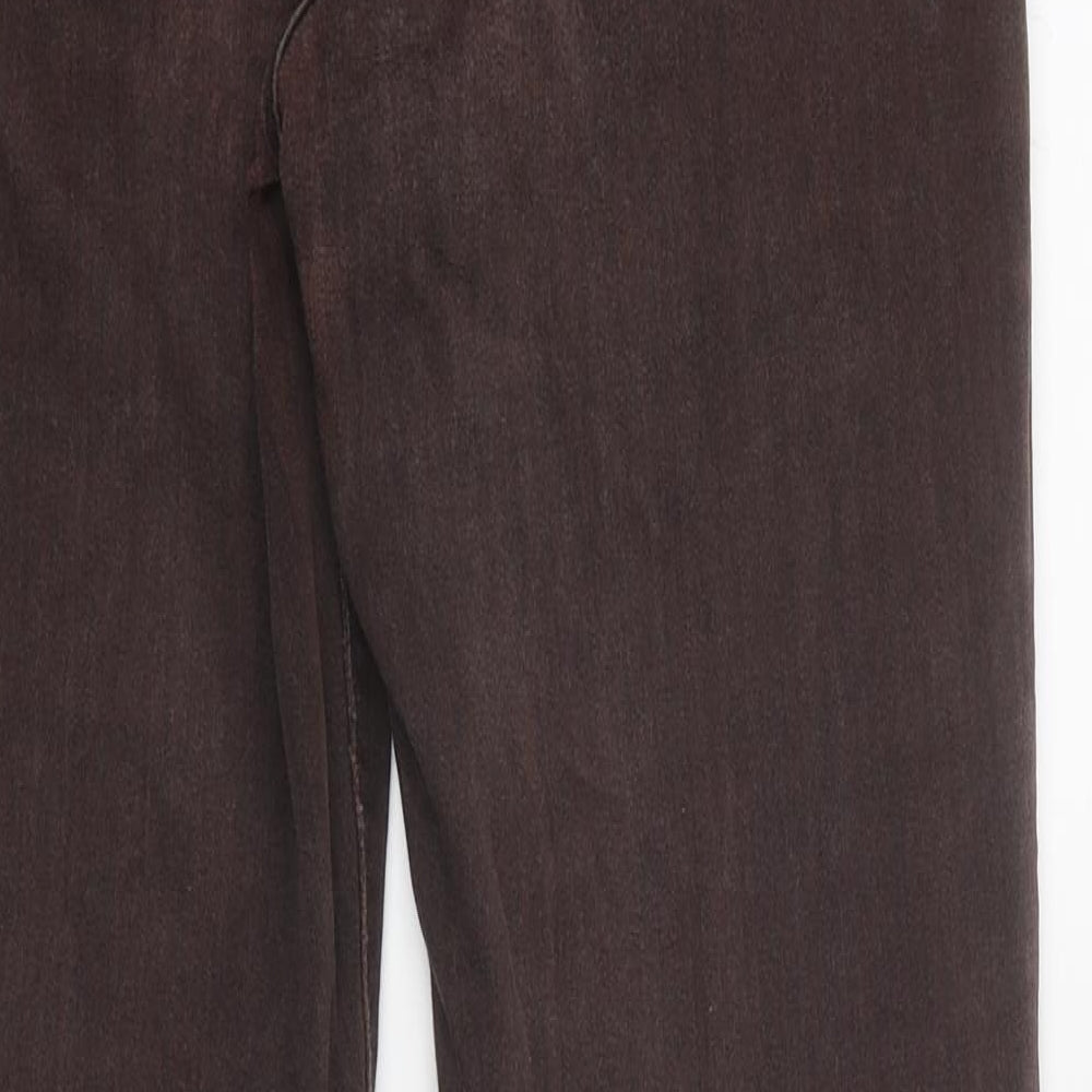Levi's Mens Brown Cotton Straight Jeans Size 30 in Regular Zip