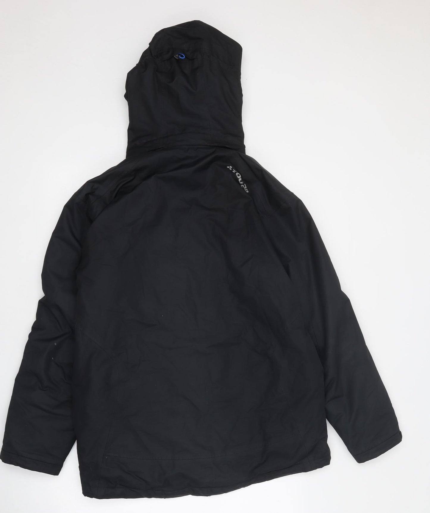 TOG24 Mens Black Windbreaker Jacket Size S Zip