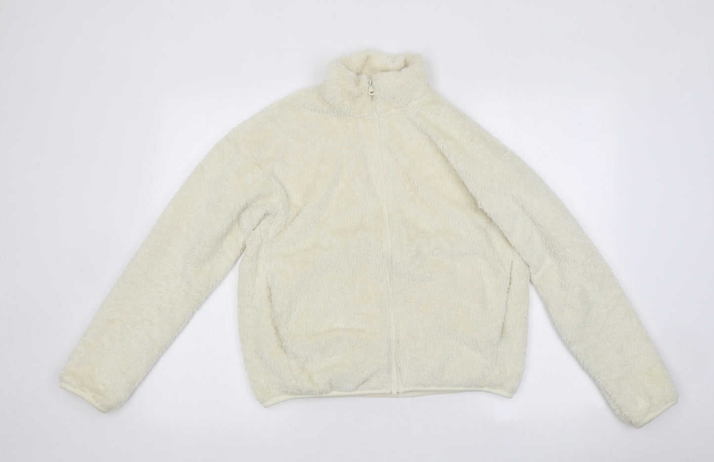 Unique Womens Ivory Jacket Size XS Zip