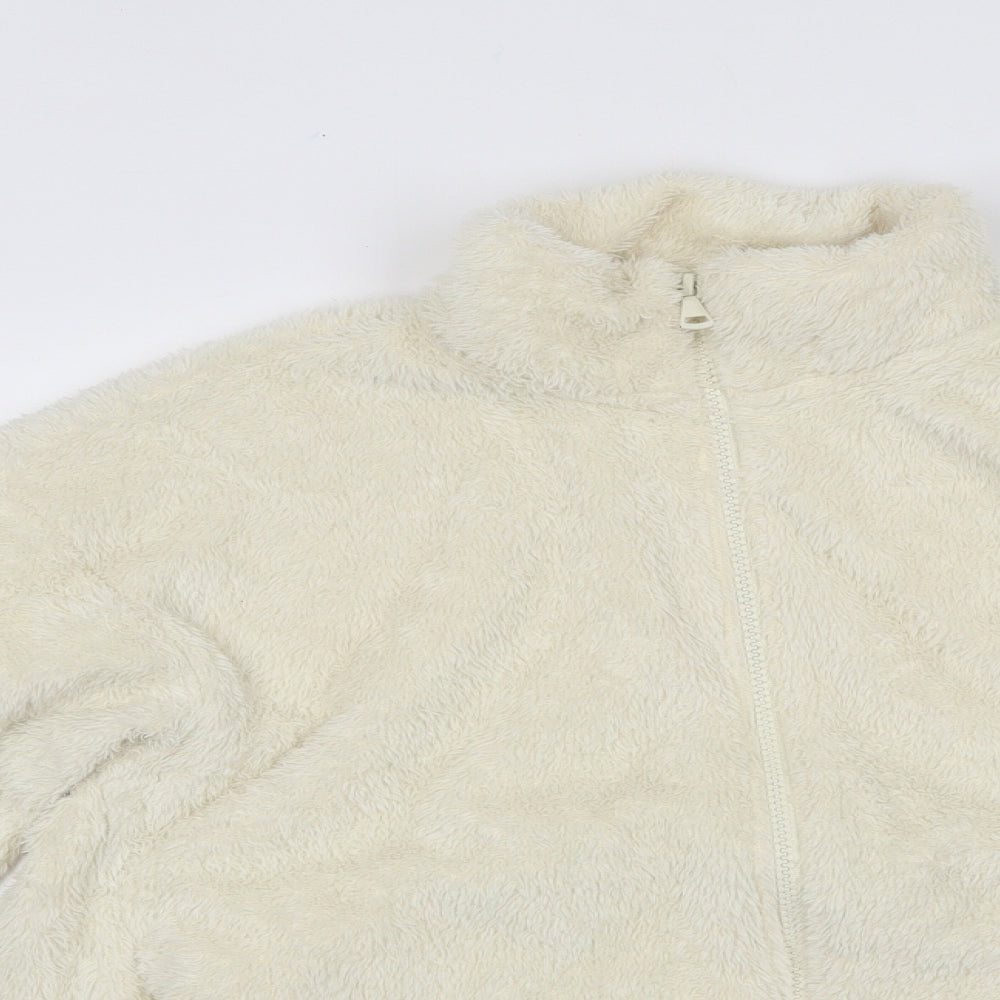 Unique Womens Ivory Jacket Size XS Zip