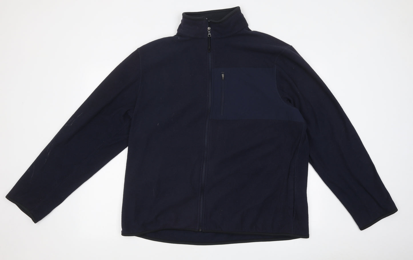 Marks and Spencer Mens Blue Jacket Size XL Zip